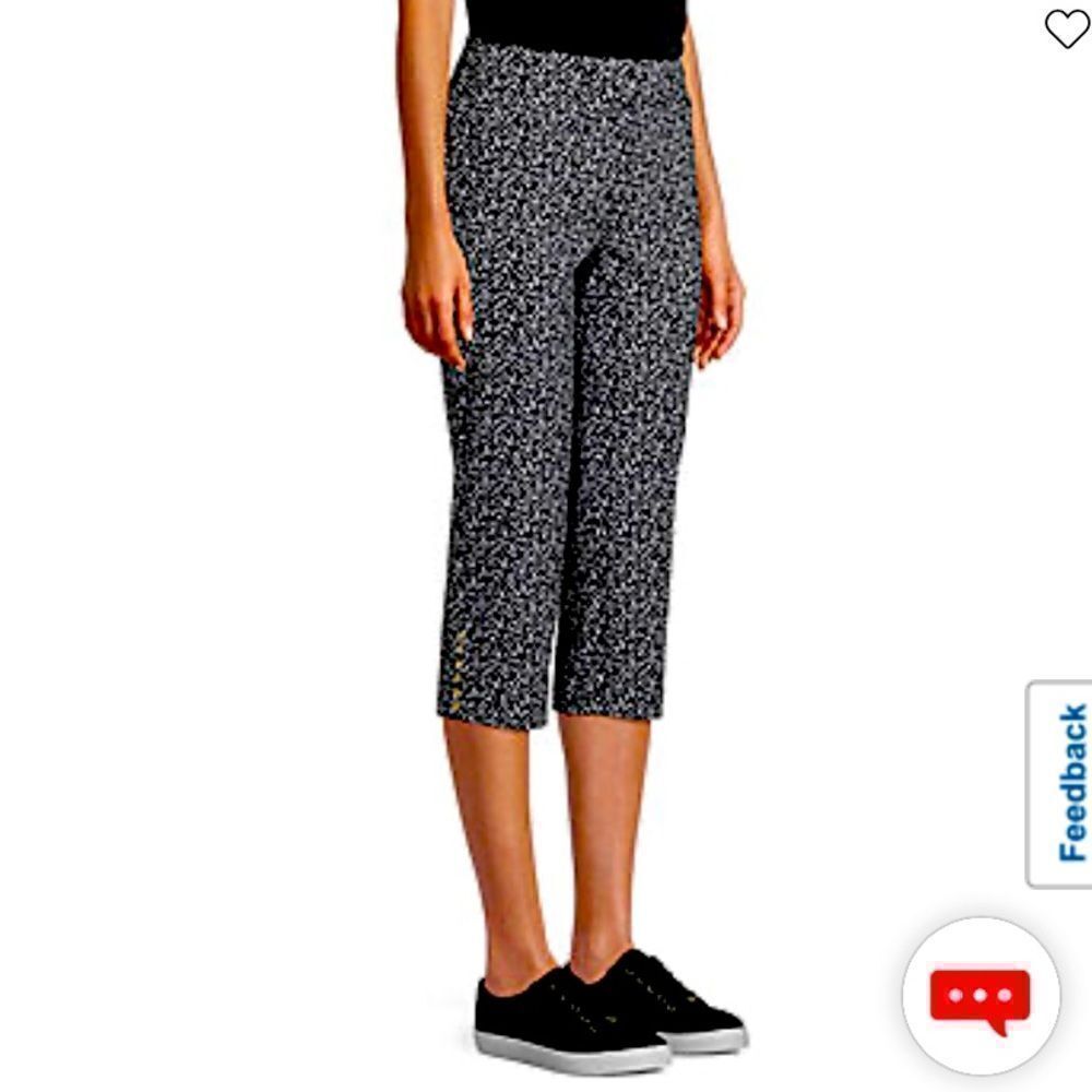 NWT Liz. Claiborne, Geo Print, Capri size 16